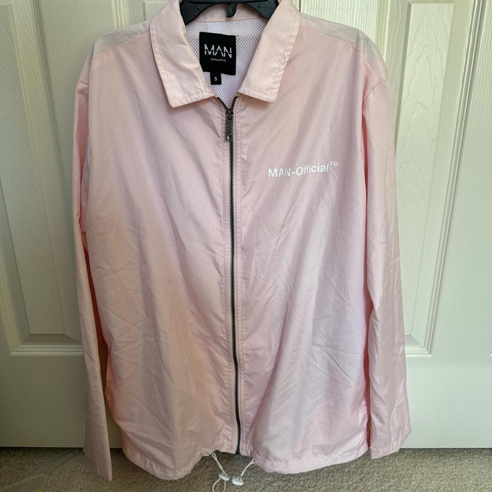 MAN Official Pink Windbreaker Jacket